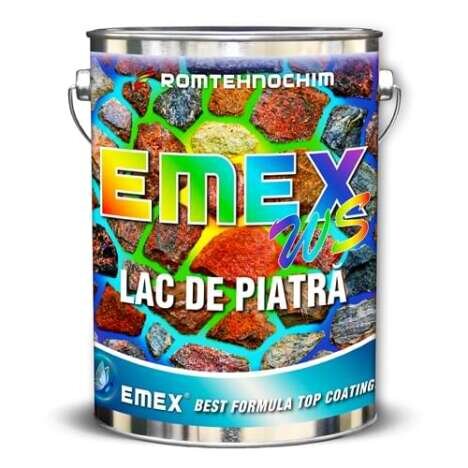 Lac Acrilic pentru Piatra ?Emex WS? - Transparent - Bid. 20 Kg